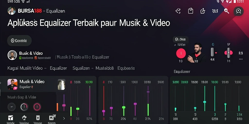Antarmuka BURSA188 menampilkan fungsi Equalizer yang menarik dan mudah digunakan.