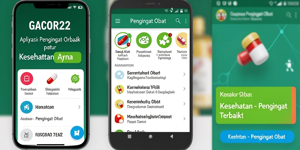 Antarmuka intuitif GACOR22 yang memudahkan pengingat obat.