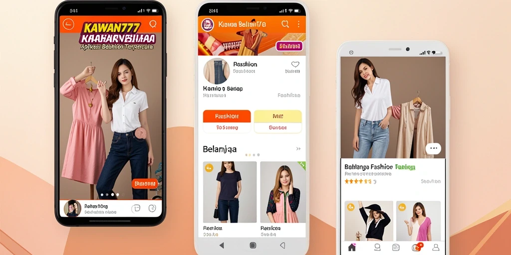 Tampilan antarmuka aplikasi KAWAN777 yang modern dan menarik.