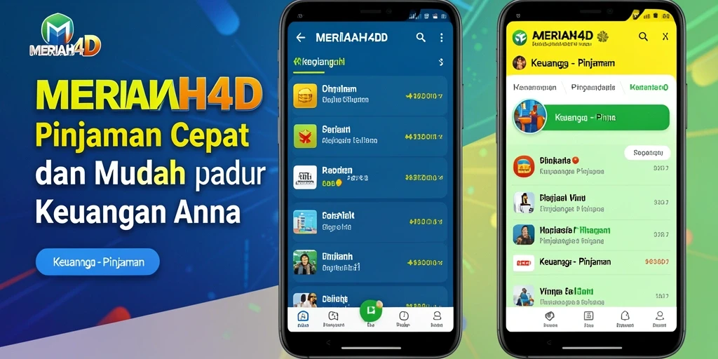 Antarmuka aplikasi MERIAH4D yang ramah pengguna untuk pengajuan pinjaman.