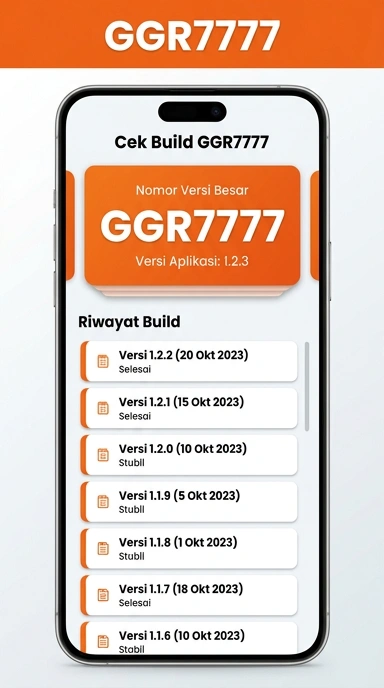 Riwayat Versi ggr7777 - Pembaruan Terbaru dan Fitur